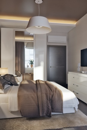 Diseño de dormitorio con un área de 8 m2. metro.