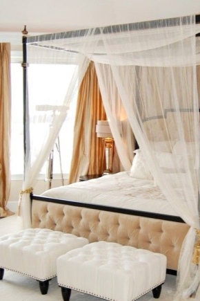 Dizajn spavaće sobe s baldahinom