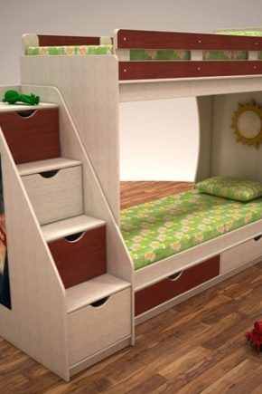 Bunk beds with drawers