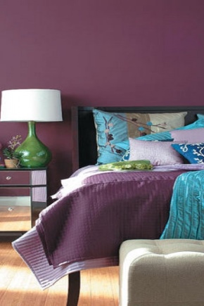 紫色臥室