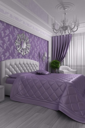 Lila slaapkamer
