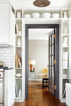 Dveře do kuchyně: nápady v interiéru