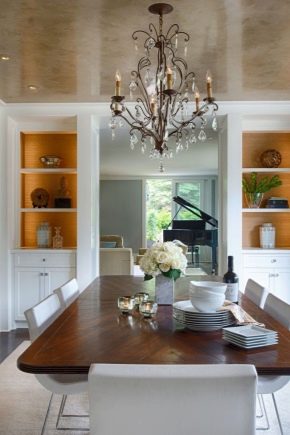 Chandeliers for stretch ceilings