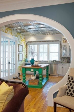 Plasterboard interior arches: a stylish solution in the interior