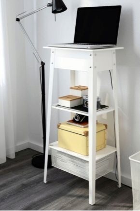Bureaux pour ordinateur portable Ikea: design et fonctionnalités