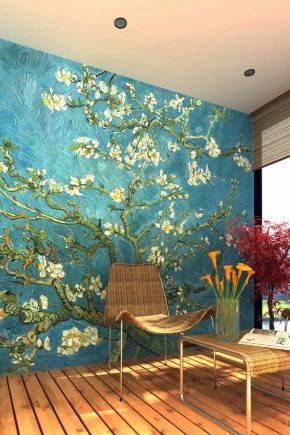 Choosing a wallpaper in the style of Van Gogh paintings