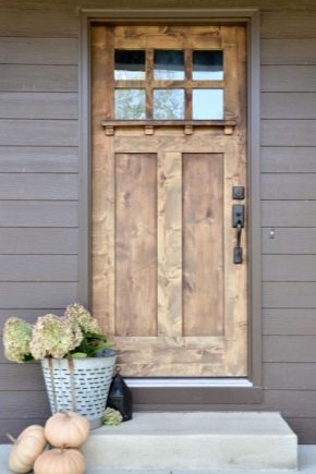 Elegir puertas de entrada para una casa de campo.