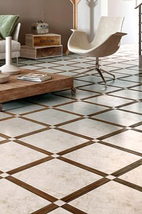 Glossy tiles in interior design
