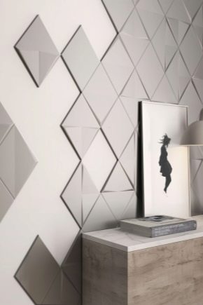 Metal effect tiles: beautiful examples in the interior
