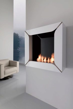 Bio fireplaces in interior design