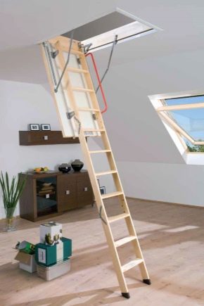 Dachbodentreppe mit isolierter Luke: Merkmale und Arten von Strukturen