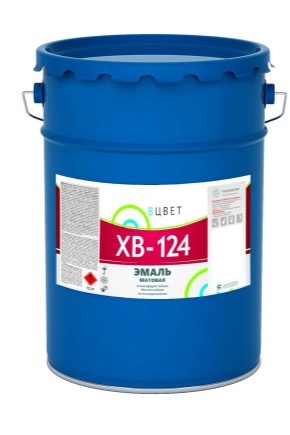 Enamel XB 124: vlastnosti a použití