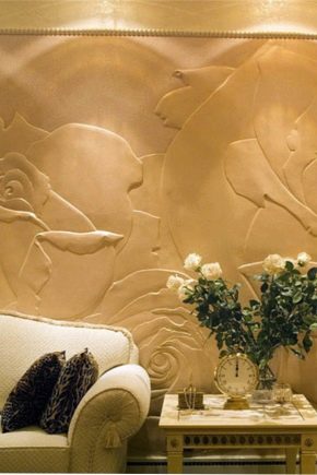 Textured plaster: types and applications