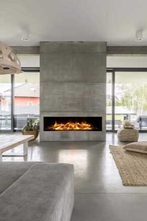 Features of electric fireplaces