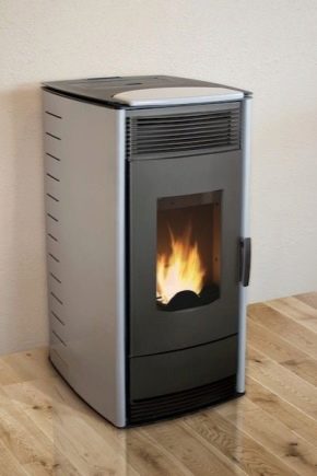 Pellet fireplace: design features