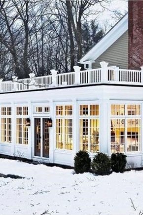Warm verandas: insulation methods