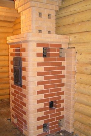 用更衣室的火箱洗澡的砖炉：安装功能