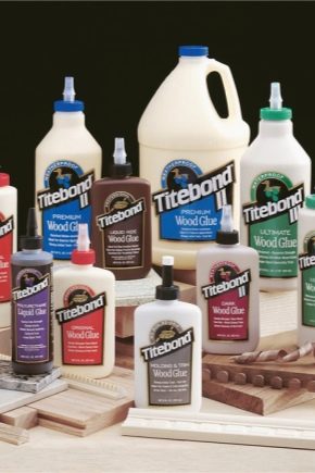 木材 Titebond 胶水：应用类型和细微差别
