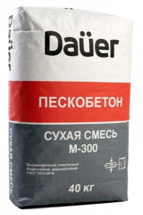 Características de la mezcla seca M300