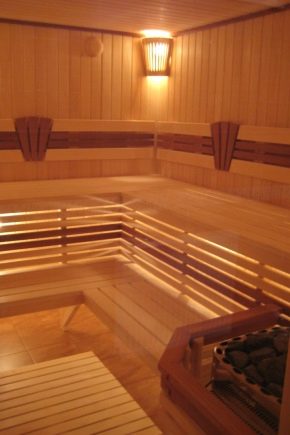 Decorazione della sauna: idee di design