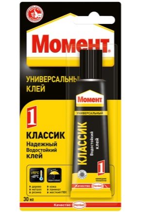 Application of universal glue Moment