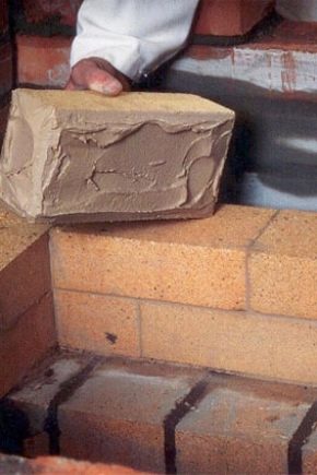 Blanding til lægning af murstensovne: valg og brug