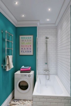 Koupelna 3 m2. metr: myšlenky moderního designu