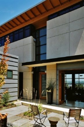 Fiber cement panels for exterior home decoration