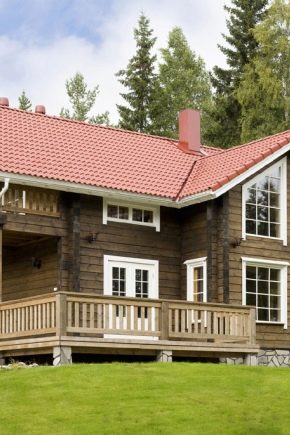 Features of the design of the facades of Finnish houses