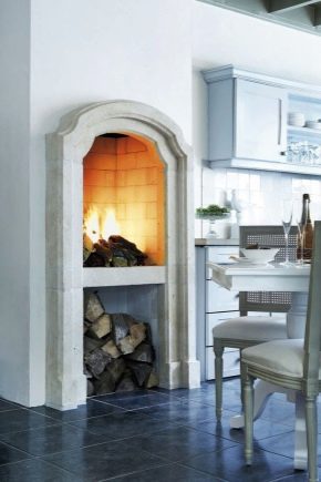 Modern fireplaces: types and design ideas