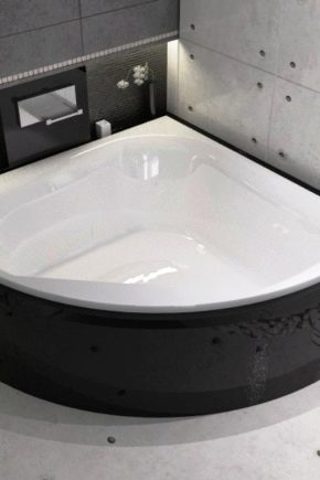 Types and sizes of modern bathtubs: from mini to maxi