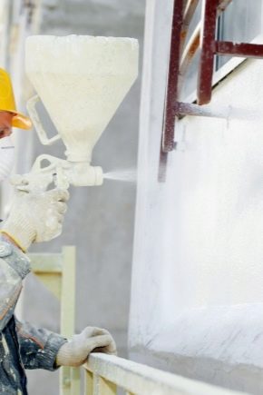 Liquid insulation: the choice of material for insulation from the inside and outside