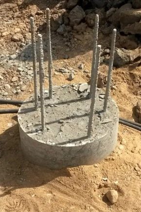 Bored piles: device and subtleties of construction work