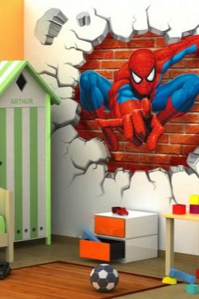 如何为男孩的幼儿园选择壁纸？ 