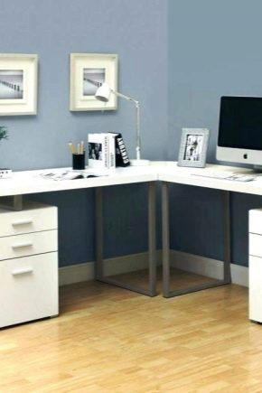 Corner desk for two children: sizes and features of choice