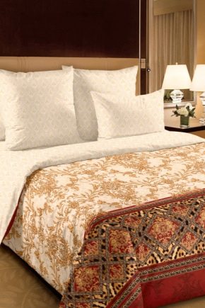 Calico și satin pentru lenjerie de pat: proprietăți și diferențe ale țesăturilor