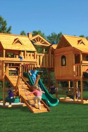 Wooden playgrounds: what is interesting for children and how to implement it?
