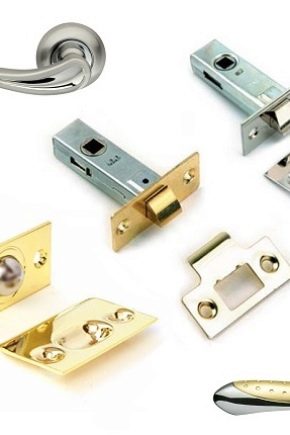 Door latches: types, device and subtleties of installation
