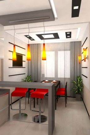 O bucătărie într-o casă privată, combinată cu o cameră de zi: cum să planificați și să aranjați corect totul?