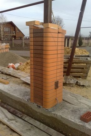 How to make brick pillars correctly?