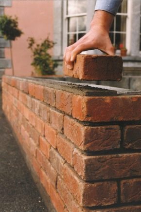 砌砖：方法、尺寸和原则