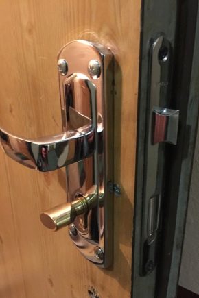 Features of the repair of door handles of metal doors