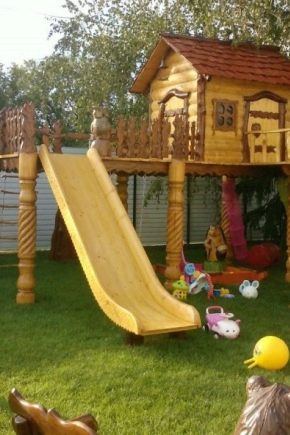 Aanbevelingen voor de vervaardiging van houten glijbanen voor kinderen