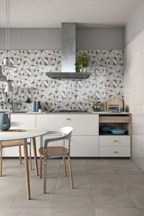 Decorative tiles for the kitchen: types and features