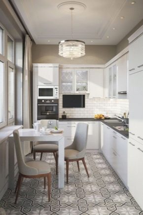 Diseño de cocina con un área de 8 m2. m: interesantes ideas de diseño de interiores