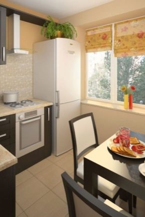 Les subtilités de choisir un ensemble de cuisine d'angle pour une petite cuisine 6 m². m