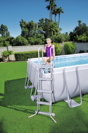 Rectangular frame pool: features, types and choice