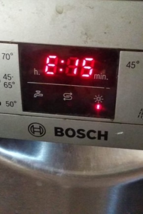 Error E15 in Bosch dishwashers