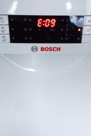 Erori la mașina de spălat vase Bosch