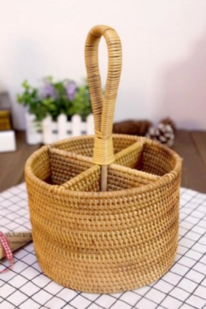Variety of rattan baskets and their features